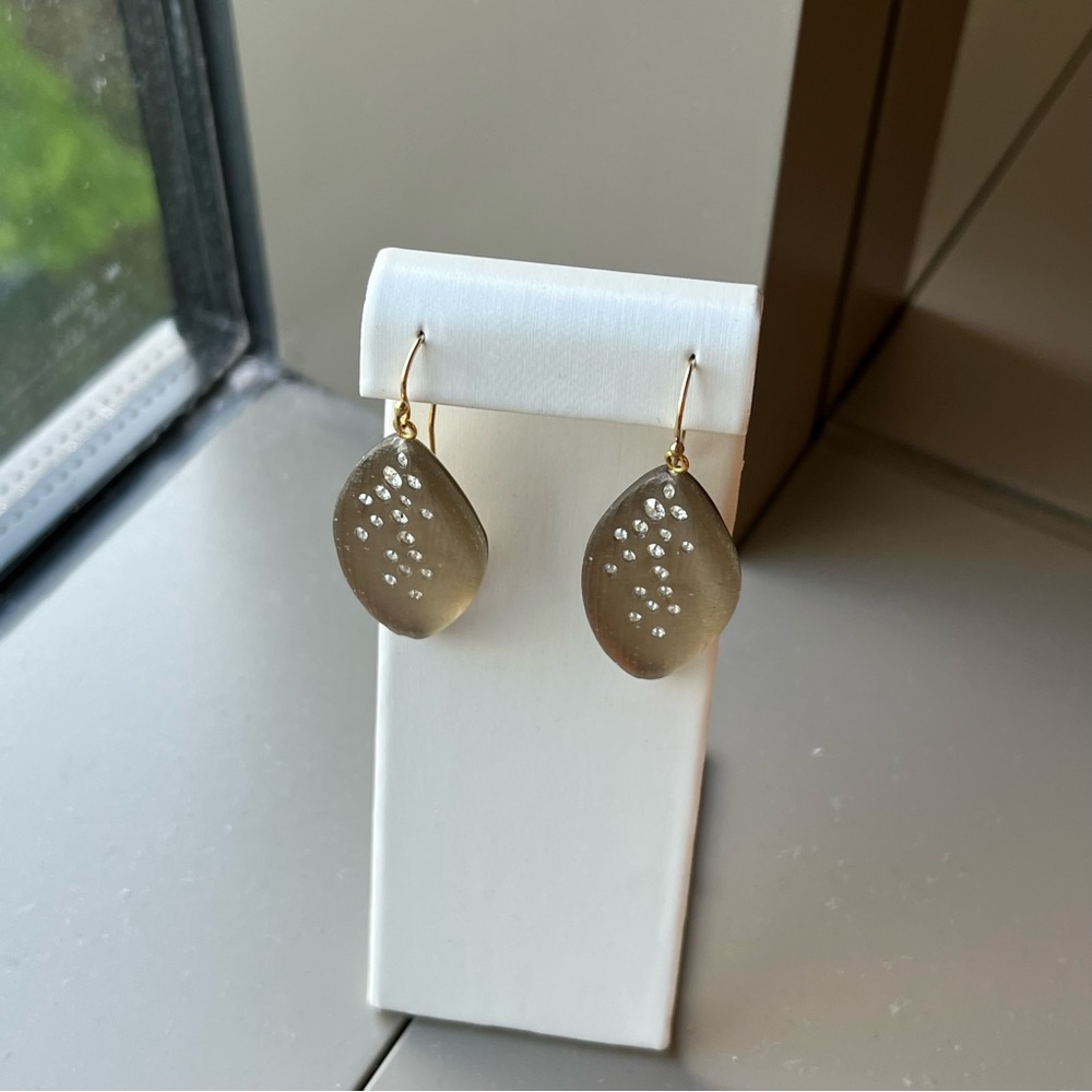 Alexis Bittar Crystal Teardrop Earrings